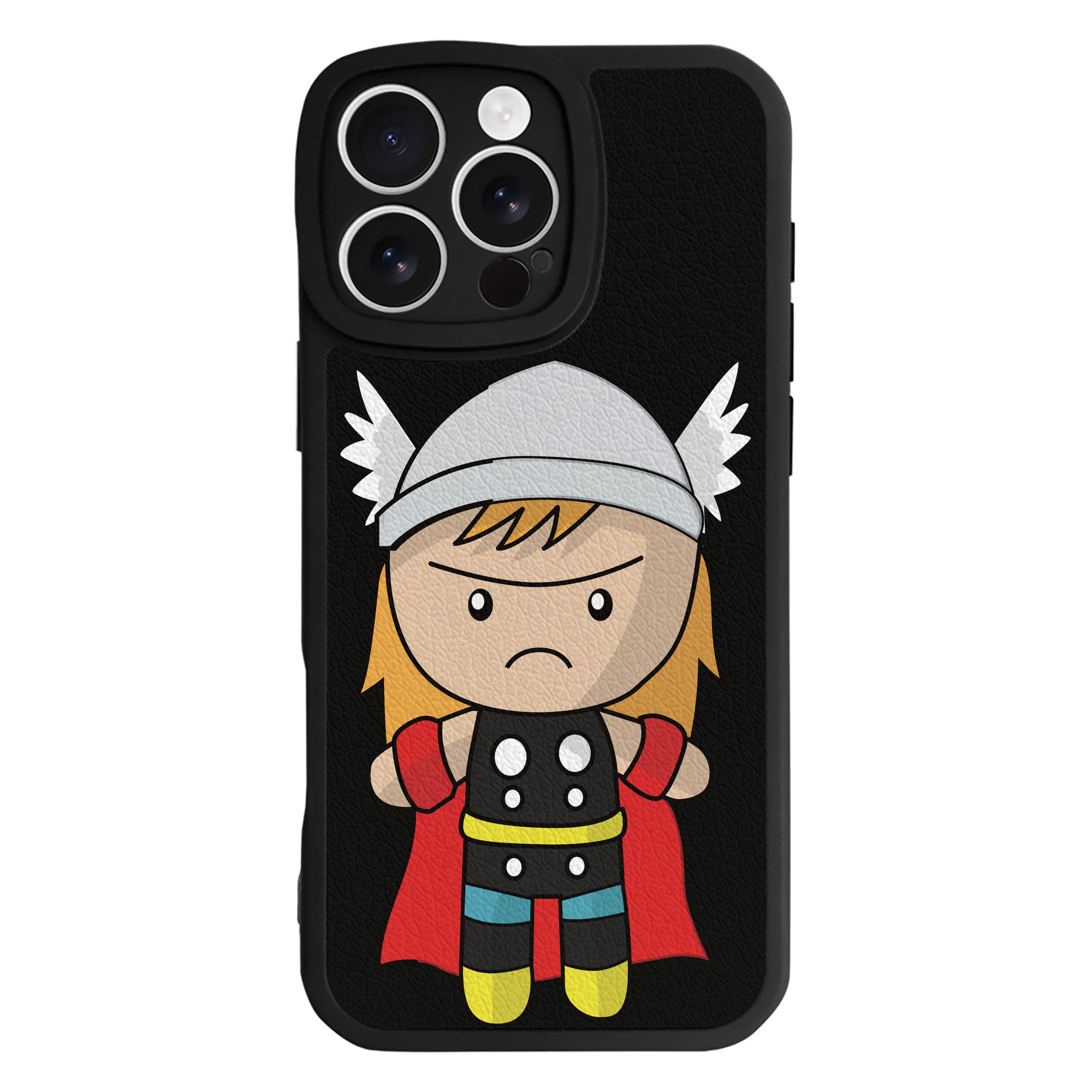 （画像用） アベンジャーズ The Avengers 【iPhone 16シリーズ対応】シリコンスマホケース（レザー調） 材質：シリコン